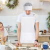 QYEHF Chef's Hat Apron Set, Adjustable Bib Apron, Cooking Apron,