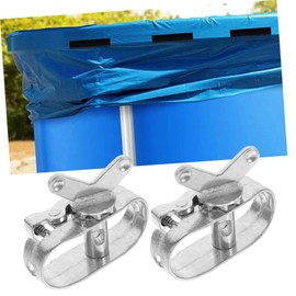 FUNOMOCYA 2pcs Pool Cover Cable Winch Winter Safety Tightening Hoist for Above Ground Pools Outdoor Cable Ratchet Fits All Shapes of Covers