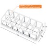MOSIKER Lipstick Case, Acrylic Lip Stand, 12 Pieces, Clear, Cosmetics