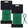 Tenn Well Green Plant Ties, 32 Feet 5mm Soft Garden