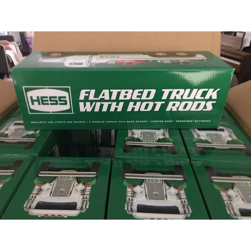 2022 Hess Holiday Truck * Coolest Hess Truck* Flatbed Transporter