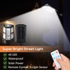 43 LED Solar Flood Light PIR Motion Sensor Security Garden