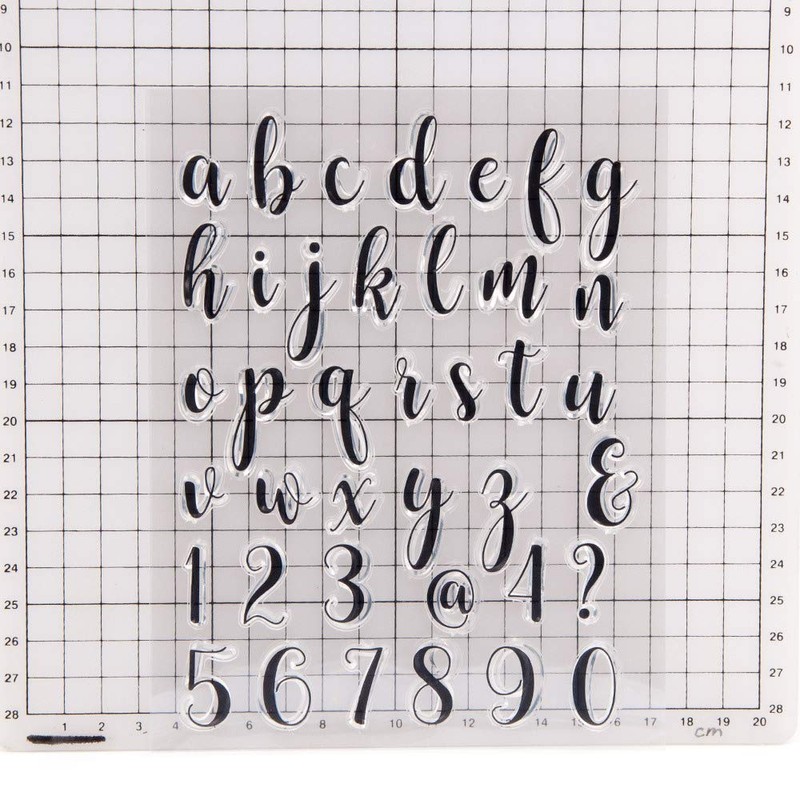 Arrietty Lower Case Alphabets Alphas Numbers Clear Stamps for Card
