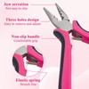 Hair Extension Pliers, Hair Tinsel Tool, Extensions Clamp Kit, For