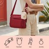 NATOSU 3 Pieces Mini Backpack with Keychain, Cute Mini Cosmetic