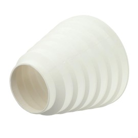 Exhaust Fan Pipe Reducer 80mm 100mm 110mm 120mm 130mm 140mm 150mm ABS Plastic White Pipe