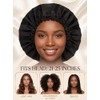 Aquior Ajustable Elástico Gorro Ducha Presenta Tamaño Cabeza Una Fina