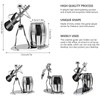 OVBOVA Guitar Pen Holder Metal Pencil Holder Creative Desktop Accessories