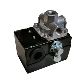 XIAOWEI 034-0137 Black Max Pressure Switch For Coleman BL6506016 95/125 Psi W/Unloader Valve & Lever