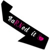 Earned It Sash, 2024 Graduation Party Decorations, Hot Pink and