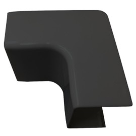 Electriduct Inside Corner for (SM1) SmallRaceway Wall Wire Concealer and Cord Manager - Black