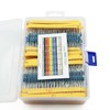 2600Pcs 130 Values Resistor Kit Commonly Used 1% 1/4W Metal
