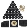 LALAFINA 28sets Chair Feet Sliders Desk Leg Protective Pad Furniture