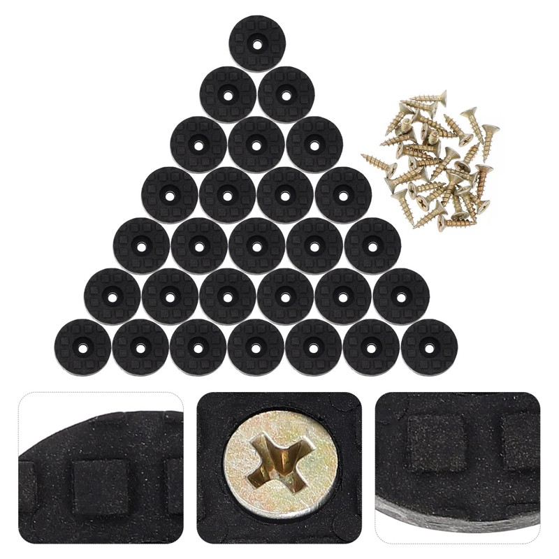 LALAFINA 28sets Chair Feet Sliders Desk Leg Protective Pad Furniture
