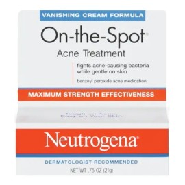 Neutrogena On-the-Spot Tratamiento Antiacn con Perxido de Benzoilo 21 g  Combate Bacterias y Reduce Brotes                                            