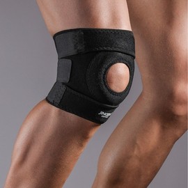 Sports Knee Pad for Outdoor Activities - Basketball, Running, Hiking, Horse Riding, Weightlifting, Fitness - Pressure Protection Gear - Adjustable One Size, Black Available 10ea