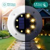 SOLPEX 20 Pack Solar Ground Lights Waterproof, Solar Powered Garden