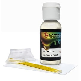 Langka 1oz Touch-Up Paint Compatible with 2018, Mitsubishi, Outlander, W13, Diamond White Pearl Tricoat.