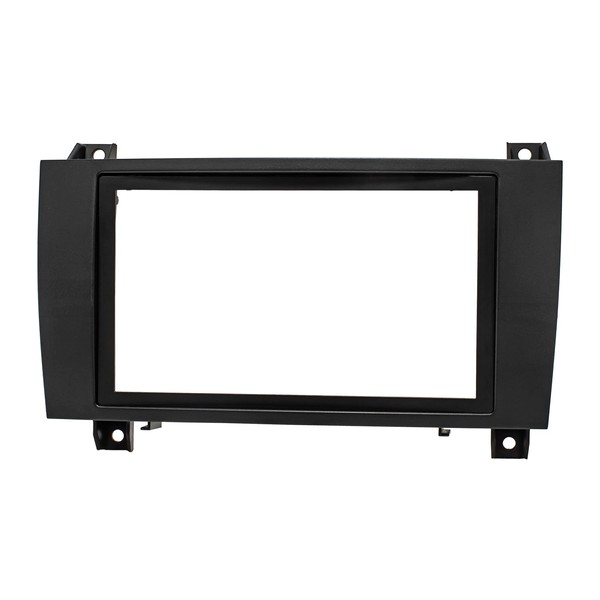 tomzz Audio 2434-035 Double DIN Radio Faceplate Compatible with Mercedes