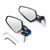 2pcs Motorcycle CNC Handle Aluminum Plane Rear View Side Mirror