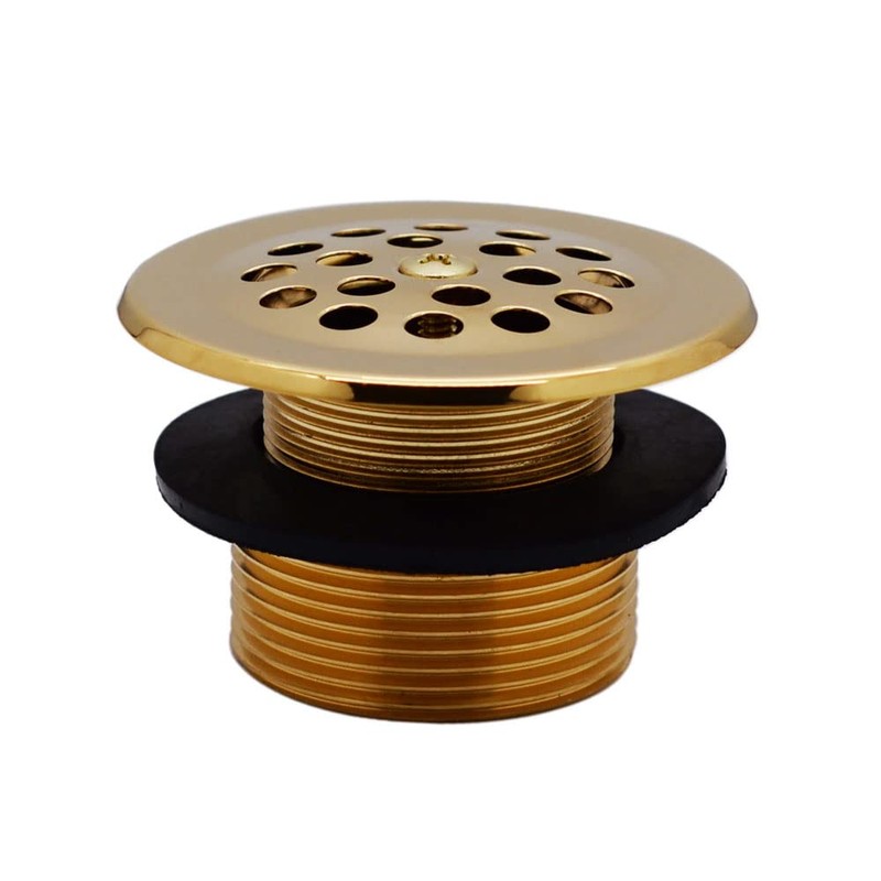 Westbrass D92K-01 1-3/8" Fine Thread Grid Strainer Drain Cover with