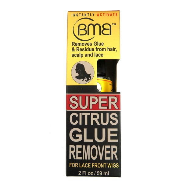 BMB Super Citrus Professional Glue Remover For Lace Front Wigs, Residue From Hair, Scalp