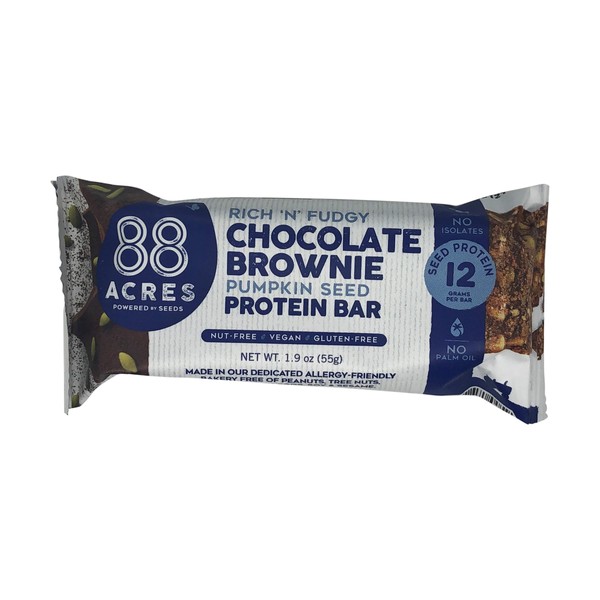 88 ACRES Dark Chocolate Brownie Seed Protein Bar, 1.9 OZ