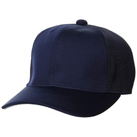 SSK BC074 Cap Square Brim 6-way Semi-Mesh Baseball Cap, navy (70)