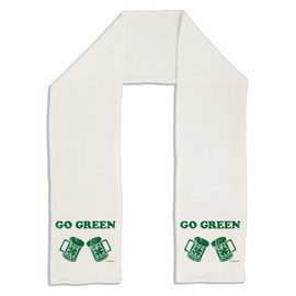 TooLoud Go Green - St. Patrick's Day Green Beer Adult Fleece 64" Scarf