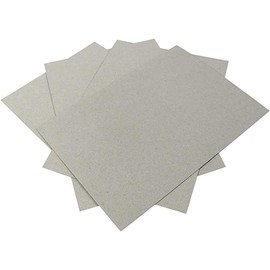 DJP A4 Greyboard Grey Backing Board 2mm 2000 Micron Extra Thick Craft Card Grey - 10 A4 Sheets