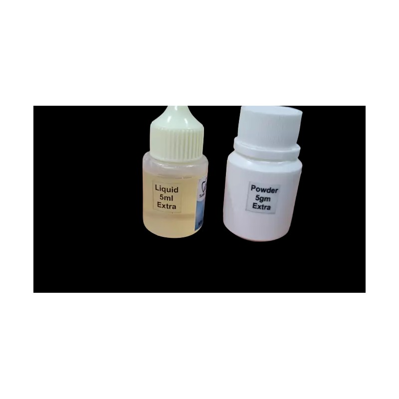 TuskDent Permanent White Dental Teeth Filling Kit, Loose Caps, 30+