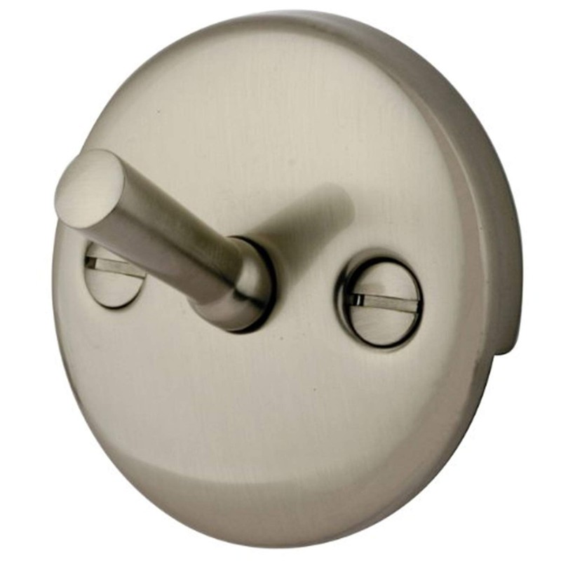 Kingston Brass DTL108 Overflow Plate for Trip Lever Drain, Brushed