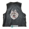 Big Wolf Back Patch Grey - 20.2 x 22.5 cm
