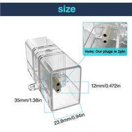 cezelux 2 Pack Hexagon Garage Light Connectors 180° I-Connector 2 Pin 2 Way LED Garage Light Copper Pin DIY Hexagon Accessories Replacement/Spare for Honeycomb Lighting Systems