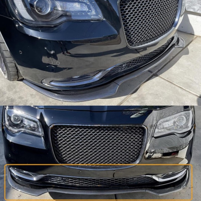 NEESPOC Front Bumper Lip Splitter Spoiler Fit for Chrysler 300
