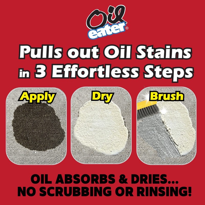 Overnight Stain Remover for Cleaning Oil Stains on Concrete, Driveway,