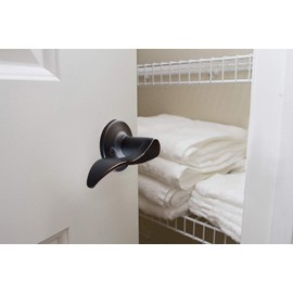 Design House 726992 Stratford Left Hand Dummy Door Lever, Oil Rubbed Bronze