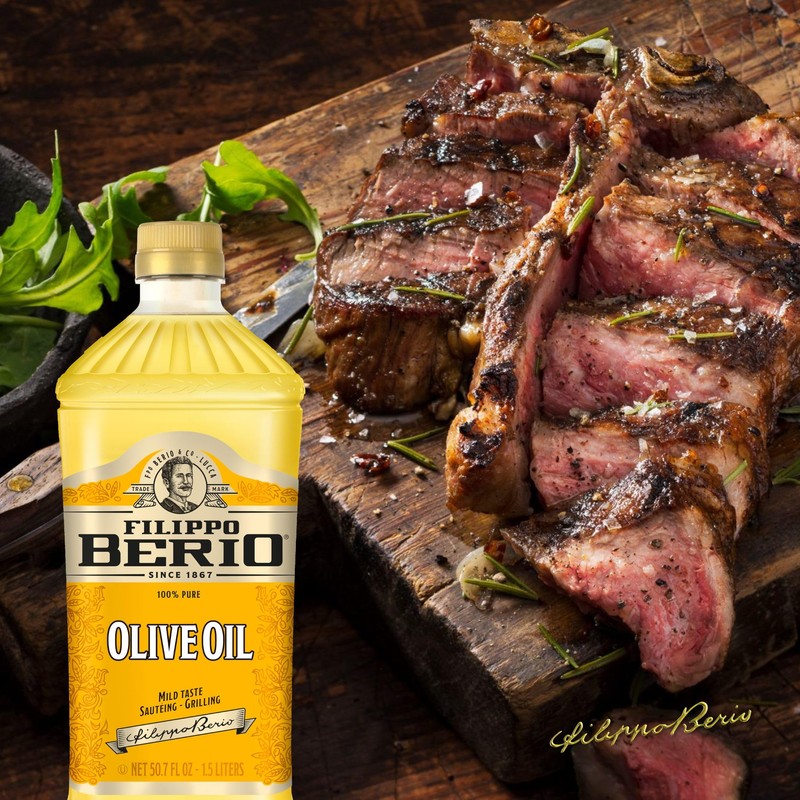 Filippo Berio Pure Olive Oil, 50.7 Ounce rPET Bottle