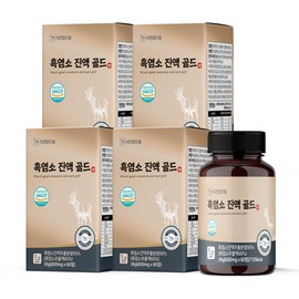 The Health Dream Domestic native high-content black goat summoning essence gold 60 tablets, 4 pcs / 더건강드림 국내산 토종 고함량 흑염소환 진액 골드 60정, 4개
