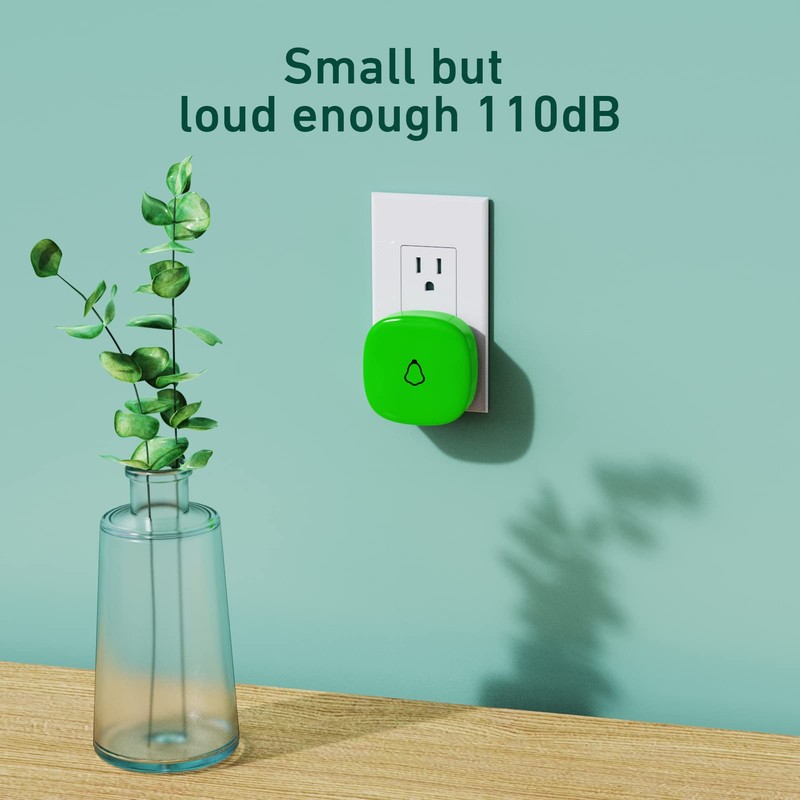 SECRUI Wireless Doorbells for Home, Classrooms, Apartments, Businesses, etc. Easy
