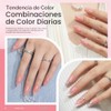 Gel constructor de uñas, 2 piezas de gel constructor transparente