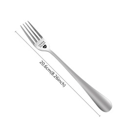 CHEERYMAGIC Forking Love You Funny Engraved Forks, Stainless Steel Engraved Fork Dinner Unique Carving Valentine's Day A11ACZ (Big)
