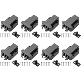 Greluma 8 Pcs Magnetic Push Latch Safe Touch Lock Push to Open Door Latch