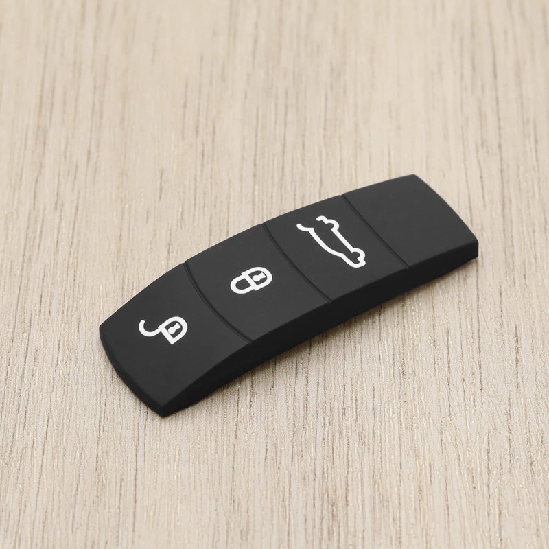 EMSea Car 3-Button Remote Key Rubber Pad Compatible with Cayenne/Macan,