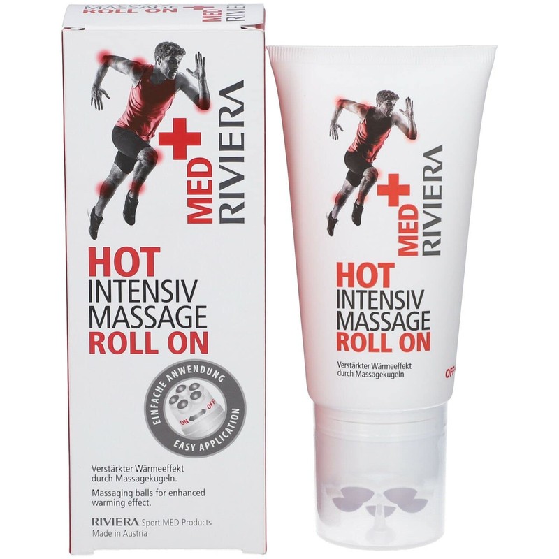 Riviera Med+ Hot Intensive Massage Roll On 150 ml