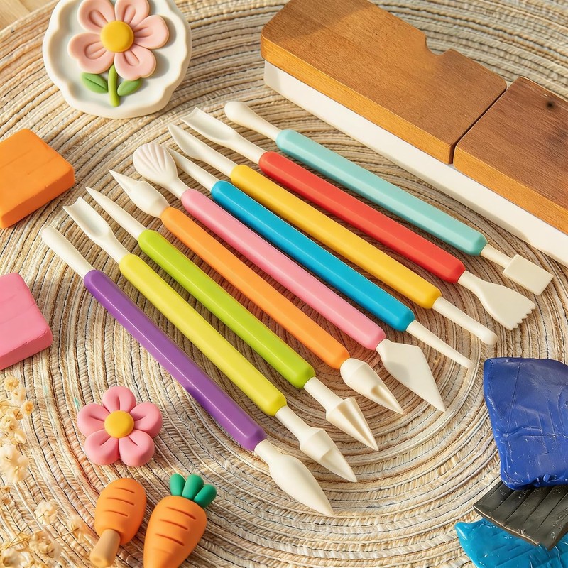Kleeblatt Dough Tools Set for Kids - 37 Pcs Playdough