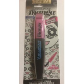 L'Oréal Paris L'Oreal Voluminous Miss Manga Rock Mascara BLACK  #377 WATERPROOF ~ NEW,