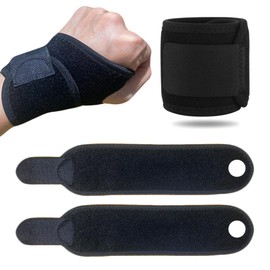 SSyang 4 Pcs Adjustable Wrist Brace with Thumb Support, Wrist Brace, Wrist Support, Wrist Wraps, Thumb Brace, Wrist Wraps Weightlifting, Right and Left Hands, for Sports, Exercise