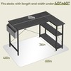 40" x 60" Glass Chair Mat for Carpet, 0.2" Thick