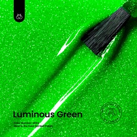 Beetles Gel Nail Polish, Luminous Green Glow in the Dark Gel Nail Polish Soak off Uv Led Nail Lamp Nail Art Manicure Salon DIY Home 0.5Oz